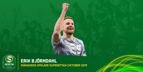 Erik Björndahl är Månadens spelare i oktober