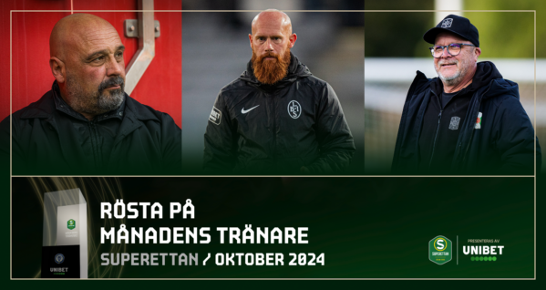 Rösta på Månadens Tränare i oktober