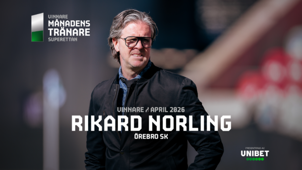 Norling utses till Månadens Tränare i Superettan