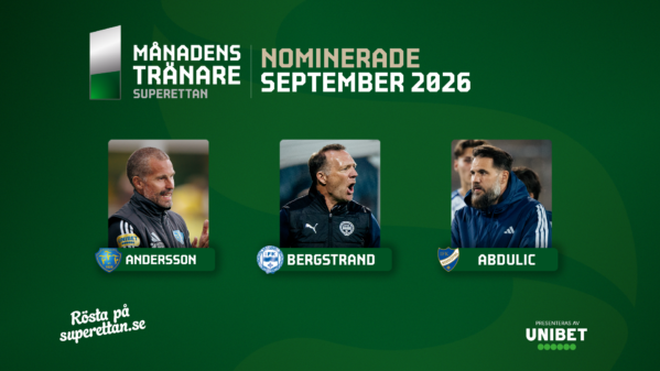 Lägg din röst på Månadens Tränare i september